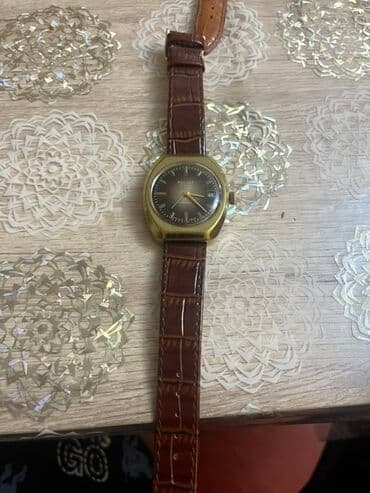 купить часы orient: Poljot mexaniki qol saatı - Klassik dairəvi korpus, qızılı tonlu. - — 1