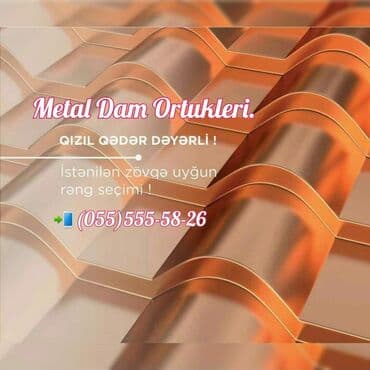kafel metlax 2022: Metal dam örtükləri — 14