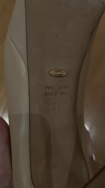 qadin pencekleri: Tuflilər, Ölçü: 38, rəng - Bej, İşlənmiş — 3