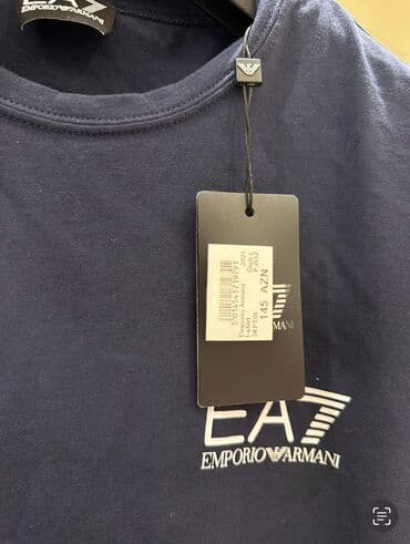 Futbolka, Emporio Armani, L, rəng - Göy