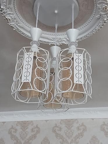 Çılçıraq, 3 lampa, Metal