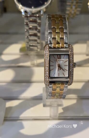 orginal saat: Qol saatı, Michael Kors, rəng - Gümüşü — 3