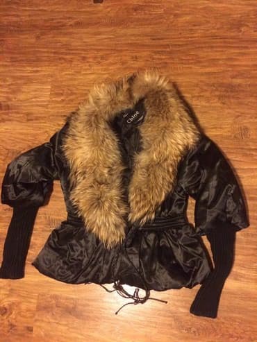 gödəkçələr: Куртка Chloe, мех лисы, воротник отстёгивается, в состоянии новой — 1