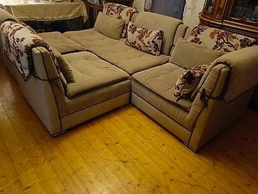 İşlənmiş, Künc divan, Divan, Kreslo, 2 kreslo, Bazasız, Açılan — 8