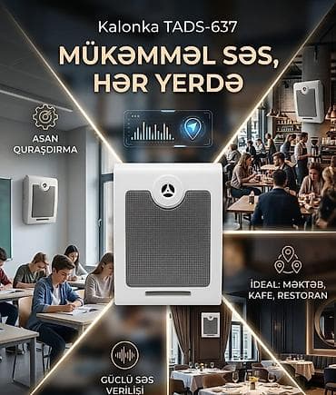 ✔ Divar kalonkası TADS 637 Bu kalonkalar məktəblər, kafe, restoranlar