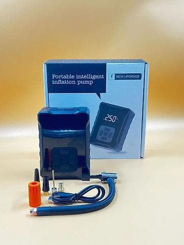 vozol az: 🚗🔋 Eborn Portativ Təkər Hava Vuran – Rəqəmsal Avtomatik Kompressor — 7