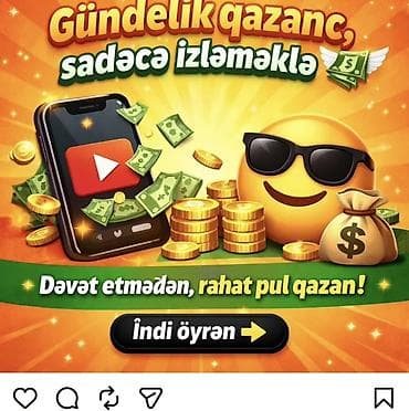 Onlayn platforma – videoları izləməklə gündəlik gəlir qazanma imkanı