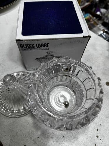 Mətbəx aksesuarları: Qənd qabı – cəmi 4,90 AZN 🔥 ✔️ Şəffaf və zərif dizayn ✔️ Qənd, konfet — 2