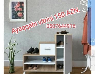 künc rəf: Yeni, Ayaqqabı rəfi, Düz, Azərbaycan — 1