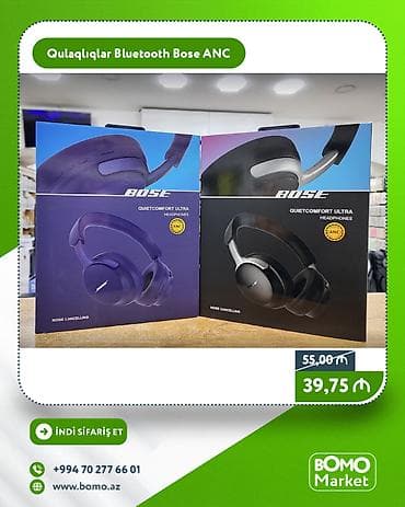 🔥 Qulaqlıqlar Bluetooth Simsiz Bose Quietcomfort Ultra Headphones ANC