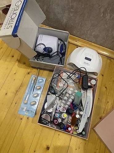 Manikür və gel-lak üçün peşəkar dəst Tərkib: - SUN UV/LED dırnaq