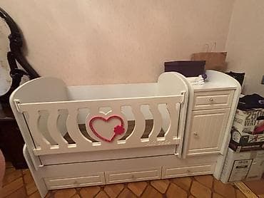 dosekceler: Oğlan və qız üçün, İşlənmiş, Dördbucaq, Beşik, Matras ilə, Yellənmə mexanizm ilə — 2