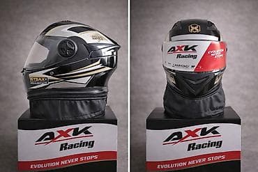 moto debilqe: AXK Racing tam üzlü moto dəbilqə - Model: GTSAXK MAX (Racing — 3