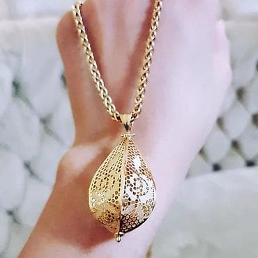 В комплекте: Цепочка, Колье, Кулон, Желтое золото, 750 проба, 1620 г at lalafo.az В комплекте: Цепочка, Колье, Кулон, Желтое золото, 750 проба, 1620 г