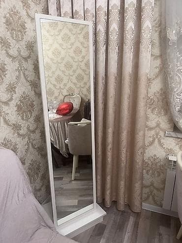 bag ucun dekorlar: Güzgü Döşəmə üstü, Düzbucaqlı, Sadə, Çərçivə ilə — 1