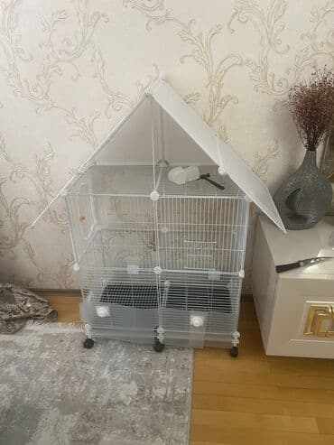 Ət: Qəfəs satılır təzədir
117 sm hündürlük,en 36 sm,uzunluq 72 sm — 1