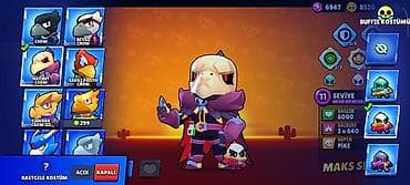 is elanlari qusar: Brawl Stars oyun hesabı - Kupa: 35,612 (ən yüksək 35,621), Kupa Yolu — 5