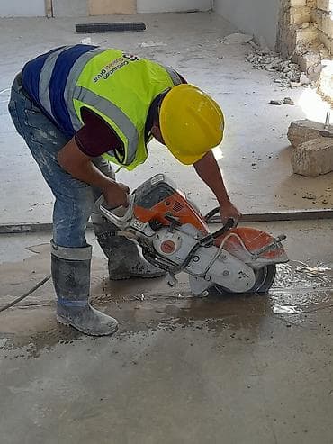 Beton kəsmə xidməti təqdim olunur. Xidmətə daxildir: - Beton