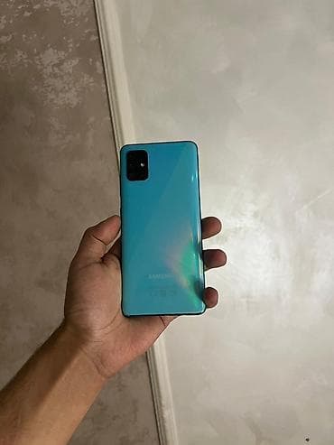 telefonların satisi: Samsung Galaxy A51, 128 GB, rəng - Göy, İki sim kartlı — 7