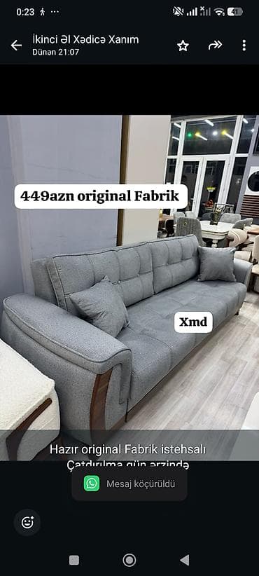 Hazır original Fabrik istehsalı 
Çatdırılma gün ərzində 
Xedice xanım — 4