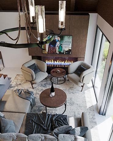 demir qapi gence: «Barn House»: ▸ 60 m² — 2 yataq otağı, zal, studio tipli mətbəx — 7