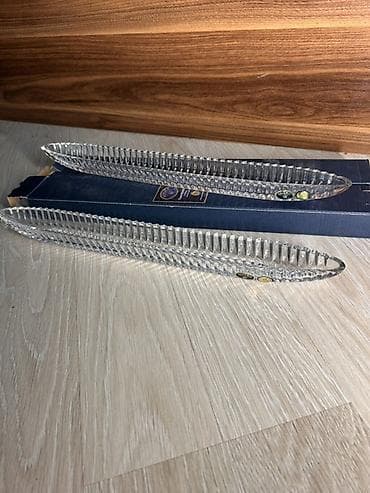 qutu profil: Karaca 2eded zeytun qabı yenidir - Brend: Bohemia Crystal (qutudakı — 1