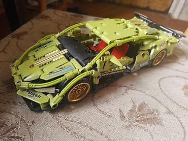 lambo: Konstruktordan yığma idman avtomobili modeli - Yaşıl rəngdə, texnik — 1