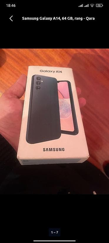 intel arc b580: Samsung Galaxy A14, 64 GB, rəng - Qara, Face ID — 3