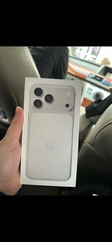 Техника и электроника: IPhone 17 Pro Max, 256 ГБ, White Titanium, Отпечаток пальца, Беспроводная зарядка, Face ID — 1