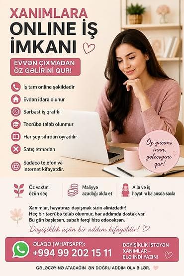 Marketoloq tələb olunur, 30-45 yaş, Təcrübəsiz