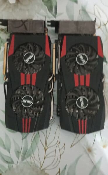 gtx 1660: Videokart Asus GeForce GTX 760, < 4 GB, İşlənmiş — 1