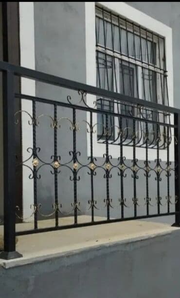 demir profil: Dəmir məhəccər və barmaqlıq hazırlanması xidməti - Material: qalın — 2