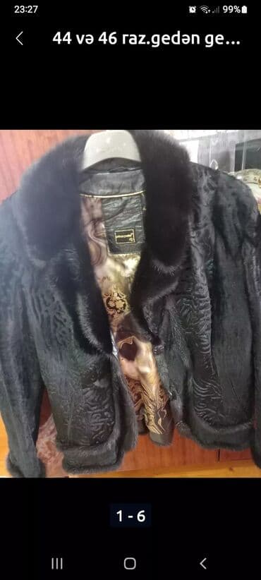 deri pencekler: Təzə 48 raz şuba 300 man.Dəri pencək S raz.25 man.zərli biserli — 5
