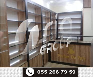 Ofis mebeli: Mebel polkalari Sifariş sizdən, vitrinləri yığmaq bizdən.Bizim — 1