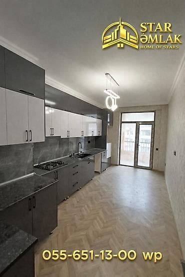 3 otaqlı, Yeni tikili, 98 kv. m