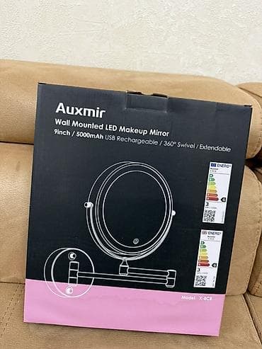 Auxmir divara montaj olunan LED makiyaj güzgüsü - Ölçü: 9 düym - — 1