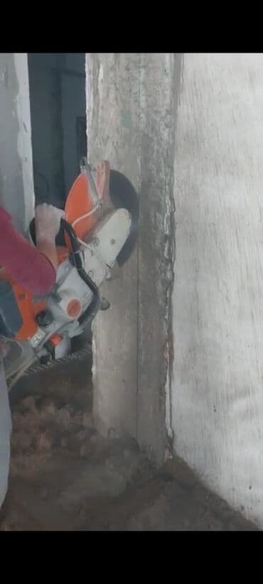 qumlama xidmeti: Beton kesme desme xidmeti beton kesen beton kesimi sesiz vibrasiyasiz — 8