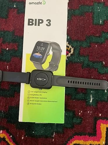 up saat type 1: Smart saat, Amazfit, Suya davamlı, rəng - Qara — 2