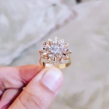 nişan üzükleri: Nişan, Üzük, Sarı qızıl, 585 Əyar, Brilyant — 5