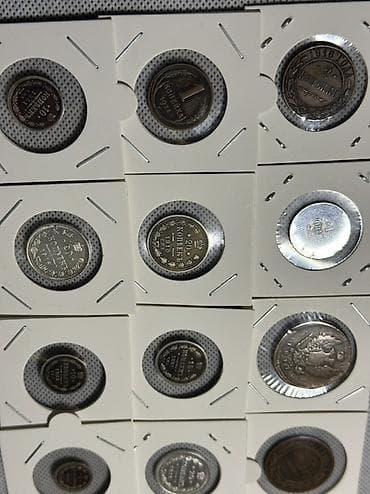 İdman və hobbi: Kolleksiya üçün köhnə Rusiya imperiyası sikkələri dəsti - — 6