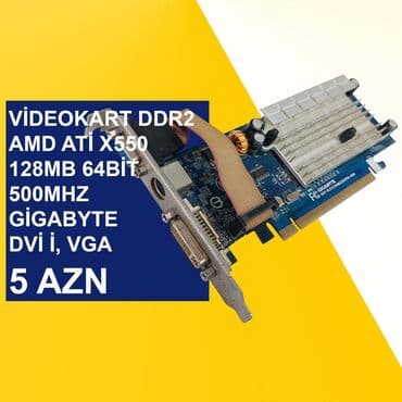 Alfa Romeo: Videokartlar ⭐Videokart AMD GV-RX30HM 128MB 64bit 400Mhz Gigabyte DVİ — 7