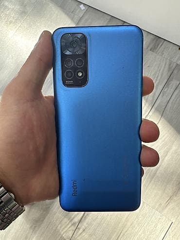 Redmi Note 11, 128 GB, rəng - Mavi, Barmaq izi