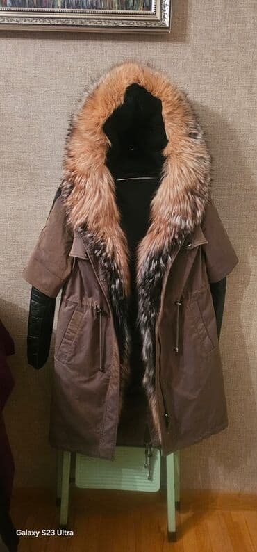turkan hicab instagram: Qadınlar üçün qış parkası - Rəng: tünd qəhvəyi/xaqui ton - Üst — 3