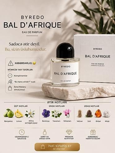 ultra 8: Byredo Bal d’Afrique Eau de Parfum – zərif və uniseks ətir 1:1 — 2