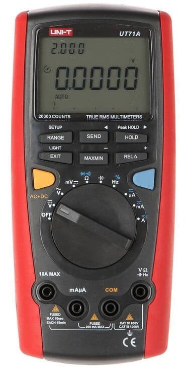 çəki: Çoxfunksiyalı rəqəmsal multimetr UNI-T UT-71A İstehsalçı	UNI-T — 2