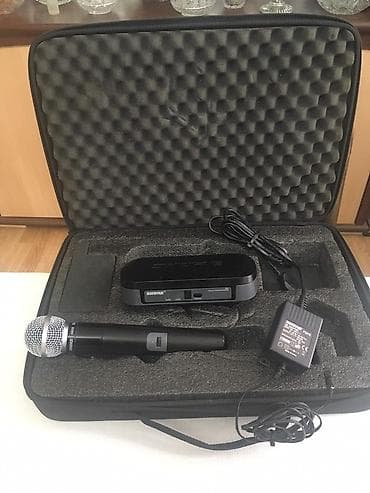 tecili satilan kalonkalar: Shure pg24/sm58 hər şey təmizdir orijinal. adapter. baş.qiyməti 450 + — 1