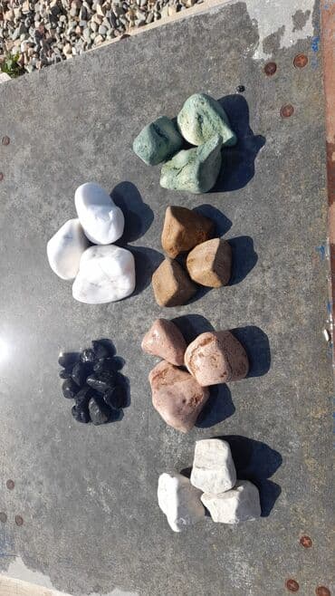 Hər cürə dawlarin,satiwi əsasən çay daşları istədiyiniz formada