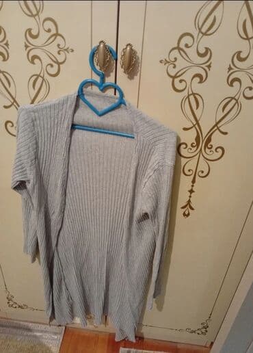 женские весенние кофты: Qadın geyim dəsti – 4 məhsul 1) Açıq boz trikotaj uzun sviter - — 4