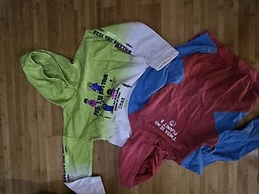 idman destleri: Uşaq üçün kapüşonlu sviter və sweatshirt dəsti Ölçü: 10–11 yaş (yawa — 6