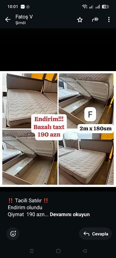 polka satilir: ‼️ Təcili Satılır ‼️ Endirim olundu Qiymət 190 azn ünvan Binəqədi — 1